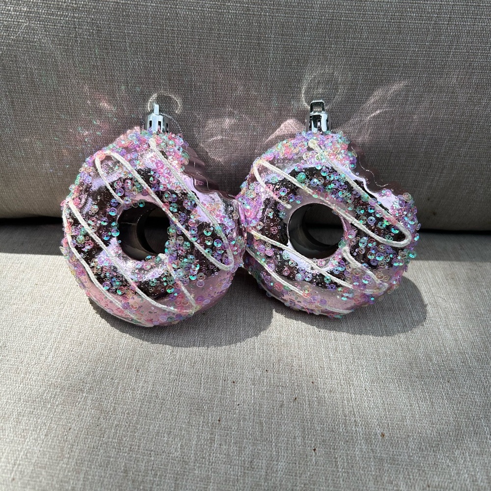 Sparkling Donut‎ Ornaments